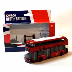 Corgi GS89202 Best of British New Routemaster For London Model, Red,13.4 x 17.2 x 6.2 cm; 244.5 Grams