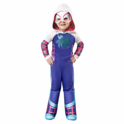 Rubies Official Marvel Spidey and his Amazing Friends Ghost Spider Deluxe Toddler Costume, Age 3-4 Years Halloween Halloween