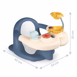 Little Smoby 2 in 1 Baby Bath Time Seat and Activity Table ? Unisex bath toy for children 6 to 16 months and 6 to 13kg