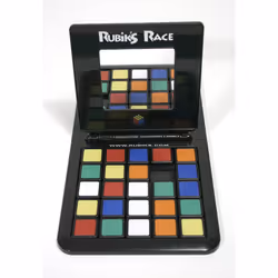 Ideal | Rubik's Race game: The ultimate 2 player Rubik's Challenge! | Two player Family Games | For 2 Players | Ages 7+