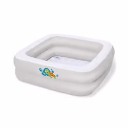 Bestway Inflatable Baby Bath Tub | Portable and Lightweight for Home and Travel, Inflatable Soft Floor, White