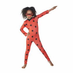 Miraculous - I-620794M - Classic Costume Ladybug Miraculous Costume + Mask Red Medium