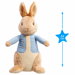 Rainbow Designs Official Peter Rabbit Large 24cm - Newborn Baby Gifts - Big Plushies - Stuffed Animal - Beatrix Potter - Cuddly Soft Toy