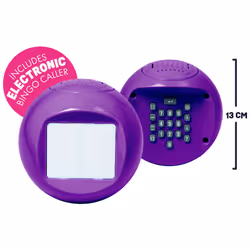 Ideal | Electronic Bingo: Host your own Bingo night at home! | Family Games | 3+ Players | Ages 8+