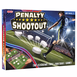 IDEAL | Penalty Shootout: The Flicking Fast Football Game! | Family Games | For 2 Players | Ages 6+