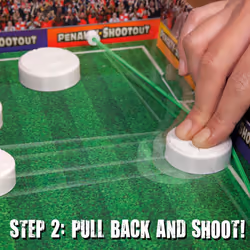 IDEAL | Penalty Shootout: The Flicking Fast Football Game! | Family Games | For 2 Players | Ages 6+