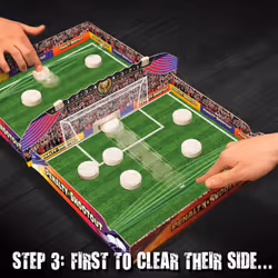 IDEAL | Penalty Shootout: The Flicking Fast Football Game! | Family Games | For 2 Players | Ages 6+