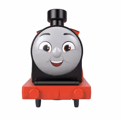 Thomas & Friends Motorized Toy Train James Battery-Powered Engine with Tender for Pretend Play Preschool Kids Ages 3+ Years, HDY70