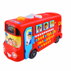 VTech Playtime Bus with Phonics, Educational Toy for Children with Letters, Phonics & the Alphabet, Over 100 Interactive Curr ...