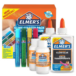 Elmer?s Glitter Slime Kit | Slime Supplies Include Clear PVA Glue, Glitter Glue Pens & Magical Liquid Slime Activator Solution | Washable & Kid