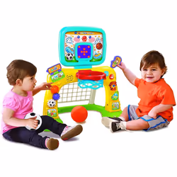 VTech 3-in-1 Sports Centre, Baby Interactive Toy with Colours and Sounds, Learning with Role-Play, Suitable for Baby Boys & Girls from 12 to 36 Months