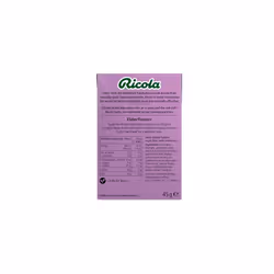 Ricola Elderflower Sugar Free Swiss Herbal Sweets, Herb Drops, Sweet Box 45g - Pack of 20 Boxes