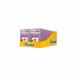 Ricola Elderflower Sugar Free Swiss Herbal Sweets, Herb Drops, Sweet Box 45g - Pack of 20 Boxes
