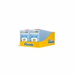 Ricola Glacier Peppermint Sugar Free Swiss Herbal Sweets, Herb Drops, Sweet Box 45g - Pack of 20 Boxes