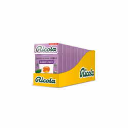Ricola Elderflower Sugar Free Swiss Herbal Sweets, Herb Drops, Sweet Box 45g - Pack of 10 Boxes