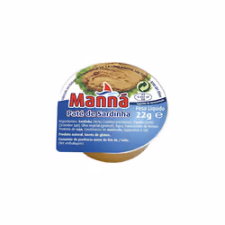 Manna , Pate de Sardina - Sardin Paste , 24 x 22gr