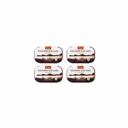 Wild Icelandic Cod Liver | Stored in Own Oil | Rich in Omega-3, Vitamin A & D | Sustainable | Perfect for Gourmet Dishes & Sp ...