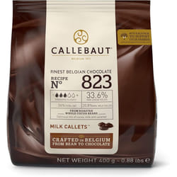 Callebaut Finest Belgian Milk Chocolate, 400 g
