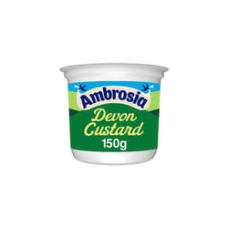 Ambrosia Devon Ready-to-Eat Custard 150 g Pot (Pack of 12)
