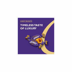 Cadbury Eclairs Chocolate Bag, Caramels with Milk Chocolate Centres, Delicious Chewy Treats, 130 g (Pack of 12)