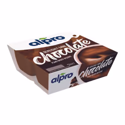 Alpro Dark Chocolate, Plant-Based & Soya Dessert Alternative, Vegan & Dairy Free, 4x125g (Pack of 6)
