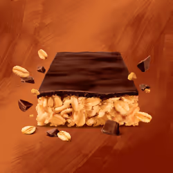 Trek Cocoa Chocolate Flavour Topped Oat Protein Flapjacks, 150 g, Pack of 12