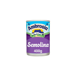 Ambrosia Semolina, Creamed Dessert, 400 g (Pack of 6 Cans)