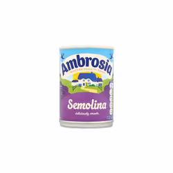 Ambrosia Semolina, Creamed Dessert, 400 g (Pack of 6 Cans)