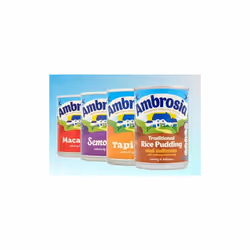 Ambrosia Tapioca, Creamed Dessert, 385 g (Pack of 6 Cans)