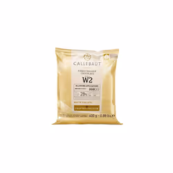 Callebaut N? W2 Finest 28% Belgian White Chocolate Couverture (Callets), 400 g
