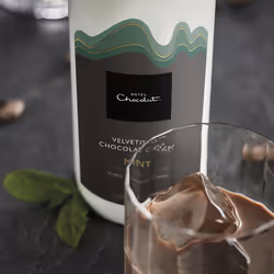 Hotel Chocolat Mint Velvetised Chocolate Cream - Award-Winning Chocolate Cream, 500ml, 12% - Great Over Ice Or In Hot Chocolate And Cocktails