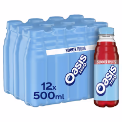Oasis Summer Fruits Zero 12 x 500ml
