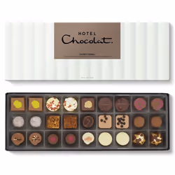 Hotel Chocolat Everything Sleekster 355g - Assortment of 27 Milk, White and Dark Chocolates - Chocolate Gift Box for Birthday ...