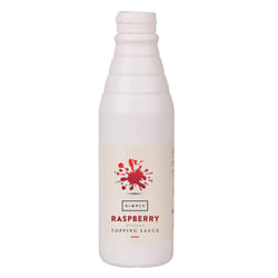 Simply Raspberry Topping Sauce, Dairy Free Ready to Use Dessert Sauce for Ice Cream, Waffles, Pancakes, Coffee & Milkshakes (1 kg)