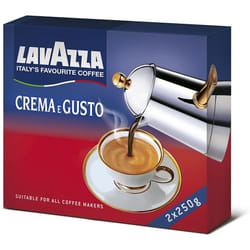 Lavazza Coffee Crema E Gusto, ground, Pack of 4, 4 x 250g