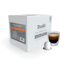 Nespresso? Compatible* Indian Monsoon Home Compostable Coffee Capsules by Dualit | 50 Servings - 5 X 10 Pk of Premium Eco Friendly Single Origin