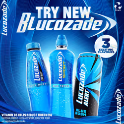 Lucozade Energy Blue Burst 500ml (Pack of 12)