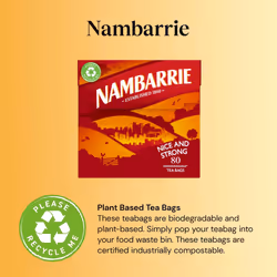 Twinings Nambarrie Strong Tea | Bold, Lively & Full of Flavour Black Tea | Multipack Bulk Buy, 320 (4 x 80) Biodegradable Tea Bags