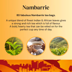 Twinings Nambarrie Strong Tea | Bold, Lively & Full of Flavour Black Tea | Multipack Bulk Buy, 320 (4 x 80) Biodegradable Tea Bags