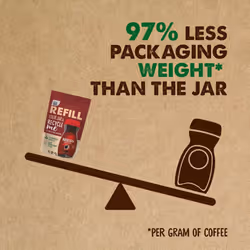 NESCAF? Original Instant Coffee Refill Pouch 150g, Rich Aroma, Full and Bold Flavour (Pack of 5)