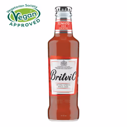 Britvic Tomato Juice Cocktail - Expertly Blended Drink - Pack of 24 x 200ml