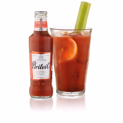 Britvic Tomato Juice Cocktail - Expertly Blended Drink - Pack of 24 x 200ml