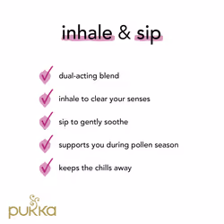 Pukka Herbs | Breathe In Organic Herbal Tea Box | Mint, Eucalyptus, Ginger, Honey | Perfect For Everyday Support | Caffeine Free | 4 Packs | 80 Plant