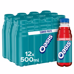 Oasis Summer Fruits Juice 500 Ml (pack Of 12)