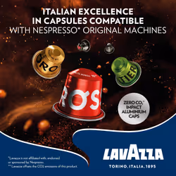 Lavazza, Qualit? Oro, Nespresso Compatible Aluminium Capsules, 10 Packs of 10 Capsules