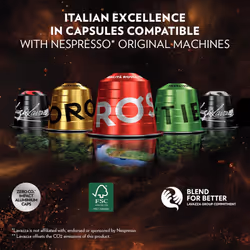 Lavazza, Qualit? Oro, Nespresso Compatible Aluminium Capsules, 10 Packs of 10 Capsules