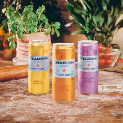 San Pellegrino Essenza Sparkling Water Lightly Flavoured Lemon & Lemon Zest 24x330ml