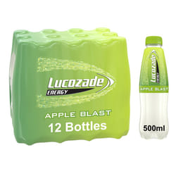 Lucozade Energy Apple 12 x 500ml bottles
