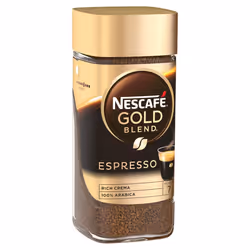 NESCAF? Espresso Instant Coffee, Rich Crema, 100 Percent Arabica Premium Instant Espresso Coffee, 95g (Pack of 6)