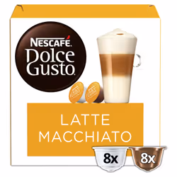 NESCAF? Dolce Gusto Latte Macchiato Coffee Pods - total of 48 Latte Macchiato Coffee Pods - (3 Packs)